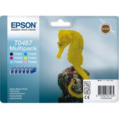 Epson Stylus photo R-200/220/300/320/340, Rx-500/600 Pack T048140+240+340+440+540+640