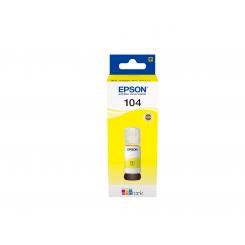 Epson Tinta 104 Ecotank Yellow ink Bottle /  7500 pag.