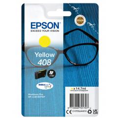Epson Tinta Amarilllo Singlepack 408 Durabrite Ultra ink