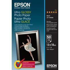 Epson Ultra Glossy Photo Paper - 13x18cm - 50 Hojas