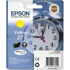 Epson Workforce WF-3000 y WF-7000 Cartucho amarillo Nº27 (Etiqueta Rf)