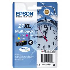 Epson Workforce WF-3000 y WF-7000 Multipack (C,M,Y)de Alta Capacidad Nº27XL