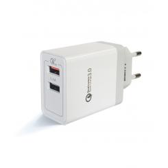 Eightt EQC2V2 cargador de dispositivo móvil Gris, Blanco Interior