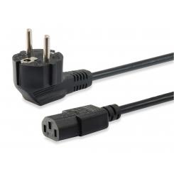 Equip 112121 Negro 3 m Enchufe tipo F C13 acoplador