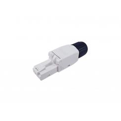 Equip 121161 conector RJ-45 Negro, Blanco