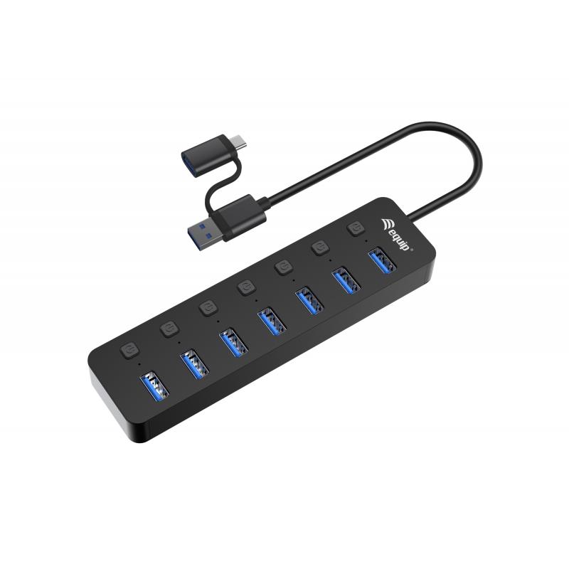 equip-128965-hub-de-interfaz-usb-32-gen-1-31-gen-1-type-a-5000-mbit-s-negro