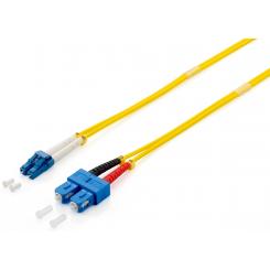 Equip 254332 cable de fibra optica 2 m LC SC OS2 Amarillo