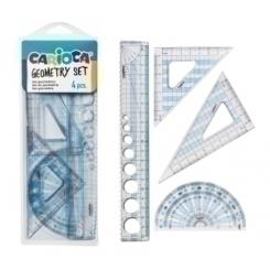 Equipo Dibujo Escolar Carioca Set De Geometria
