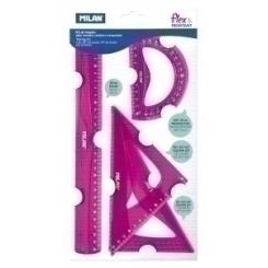 Equipo Dibujo Milan 30 Cms Rosa