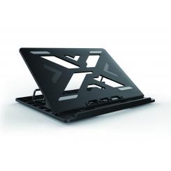 Conceptronic ERGO Laptop Cooling Stand Soporte para ordenador portátil Negro 39,6 cm (15.6