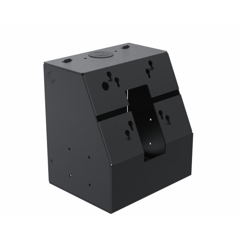 ergonomic-solutions-spacepole-kiosk-spk110-02-accesorio-para-terminal-de-punto-de-venta-modulo-central-negro-metal-75-x-75-mm-100-x-100-mm