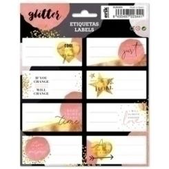 Erik Etiqueta Escolar Erik 15,8X20 Glitter Gold Dreams