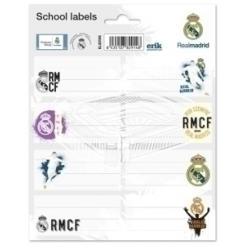 Erik Etiqueta Escolar Erik 15,8X20 Real Madrid