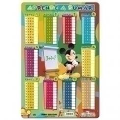 Erik Lamina Escolar Erik Pvc 40X59,5 Didactica Aprende A Sumar Mickey
