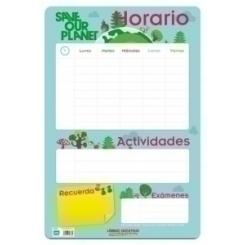 Erik Lamina Escolar Erik Pvc 40X59,5 Didactica Horario Escolar