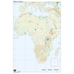 Erik Mapa Mudo Erik Color Fisico Africa