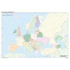 Erik Mapa Mudo Erik Color Politico Europa