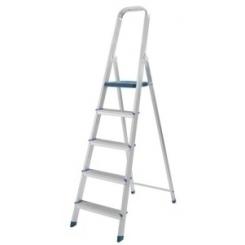 Escalera Aluminio Leon 6 Peldaños 1,93 Metros