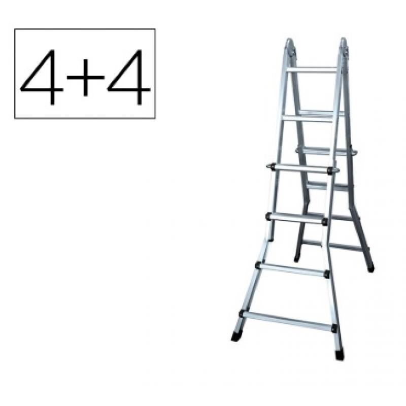escalera-telescopica-aluminio-de-44-peldaÃ±os-con-tapa-finalpvc-antideslizante-en131-4