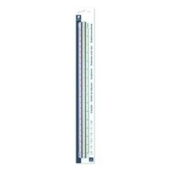 Escalimetro Staedtler 30 Ctm. (Escalas  1:20, 1:25, 1:33-1/3, 1:50, 1:75, 1:100)
