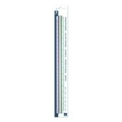 Escalimetro Staedtler 30 Ctm. (Escalas  1:20, 1:25, 1:50, 1:75, 1:100, 1:125)