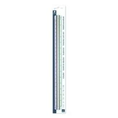 Escalimetro Staedtler 30 Ctm. (Escalas  1:2,5, 1:5, 1:10, 1:20, 1:50, 1:100)