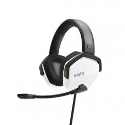 Energy Sistem ESG 3 White Auriculares Alámbrico Banda para cuello Juego Negro, Blanco