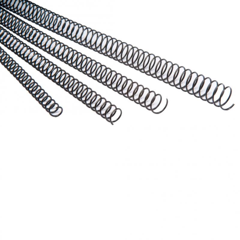 Espiral Metalica Azul 5:1 Paso 64 diametro 28