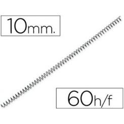 Espiral metalico Q-CONNECT 56 4:1 10mm 1mm caja de 200 unidades