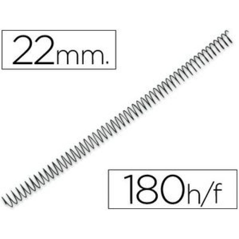 espiral-metalico-q-connect-56-41-22mm-12mm-caja-de-100-unidades