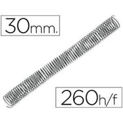 Espiral metalico Q-CONNECT 64 5:1 30mm 1,2mm caja de 50 unidades