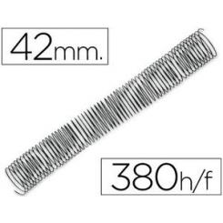 Espiral metalico Q-CONNECT 64 5:1 42mm 1,2mm caja de 25 unidades
