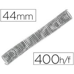 Espiral metalico Q-CONNECT 64 5:1 44mm 1,2mm caja de 25 unidades