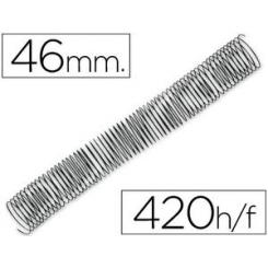 Espiral metalico Q-CONNECT 64 5:1 46mm 1,2mm caja de 25 unidades