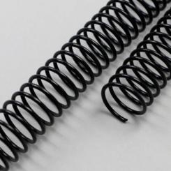 Espiral plástico GBC 12mm ( Caja 100 ), negro