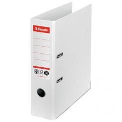 ESSELTE Archivador de palanca CO2 Neutral Nº1, Cartón forrado de papel, DIN A4, Lomo 75mm, blanco