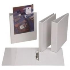 ESSELTE Carpeta canguro básica. DIN A4. 2 anillas Ø16 mm. blanco