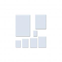 ESSELTE Portacarnets (caja 100) PVC transp. 75Q 78 x 114 mm PERFORADAS