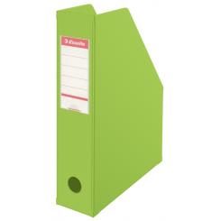 ESSELTE Revistero de archivo. Plástico encolado PVC. DIN A4. Lomo 75 mm. verde Vivida