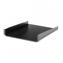 StarTech.com Estante Bandeja 2U 22in (558,8mm) de Profundidad Fija para Armario Rack Universal de Servidores - de Acero de Servicio Pesado - con Capacidad de 23kg - Negro
