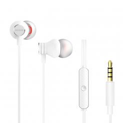 Aiwa ESTM-50WT auricular y casco Auriculares Alámbrico Dentro de oído Llamadas/Música Blanco