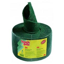 Estropajo verde Scotch Brite Fibra Verde rollo de 6 m ref 96