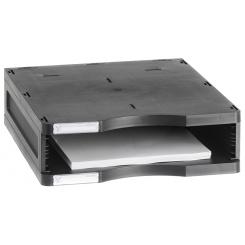 Estructura modular Archivodoc Archivo 2000 1 compartimento 360x300x90 mm negro