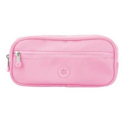 Estuche Portatodo ANTARTIK Fusion Flex 3 Cremalleras Rosa Compañero Mochila 100X60X220 mm