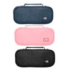 Estuche Portatodo LIDERPAPEL Ovalado Con Organizador Interior Pizarra y Asa 1 Cremallera Surtidos
