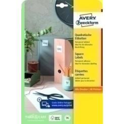 Etiq.Imp.AVERY L7120 25H Codigo Qr 35X35