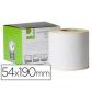 etiqueta-adhesiva-q-connect-kf18543-compatible-dymo-99019-tamano-54x190-mm-caja-con-110-etiquetas