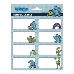 Etiqueta Escolar Erik 15,8X20 Pixar Monstruos Sa