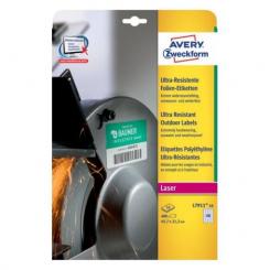 Etiquetas Avery Polieti.45,7X21,2 10H