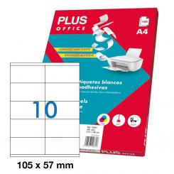 Etiquetas Plus A4 105X57 100H